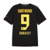 Camiseta Borussia Dortmund Serhou Guirassy #9 Segunda Equipación Replica 2026-27 mangas cortas Camiseta Borussia Dortmund Serhou Guirassy #9 Segunda Equipación Replica 2026-27 mangas cortas